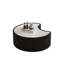Table basse de forme irrégulière avec plateau en pierre frittée-642553674