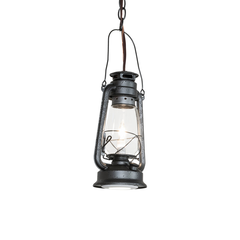 7" Wide Miners Lantern Mini Pendant