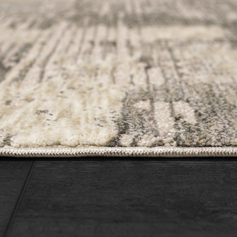Abstract Indoor Rug, Rectangle 2'7" x 4'11"