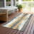 Machine Washable Indoor/Outdoor Xhevrie Gold Rug-1986666066