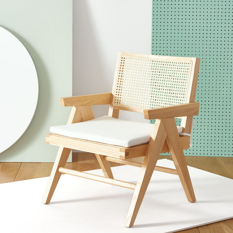 Huck Upholstered Side Chair, Natural