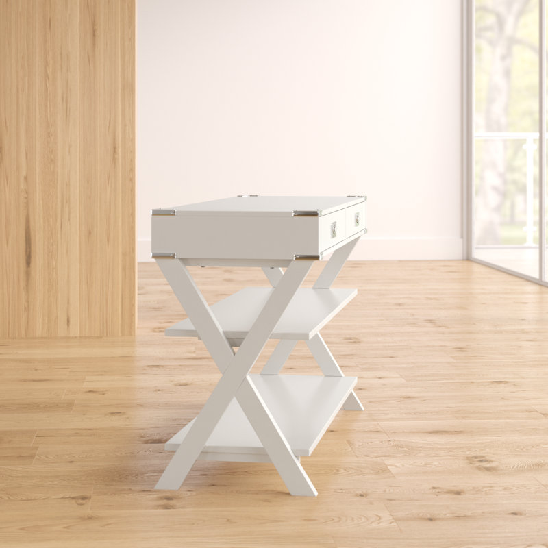 Atticus 48'' Console Table, White