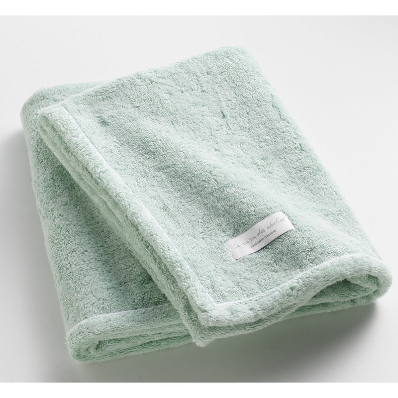 Serviette de bain en ratine ultra absorbante Essential, Aigue-marine