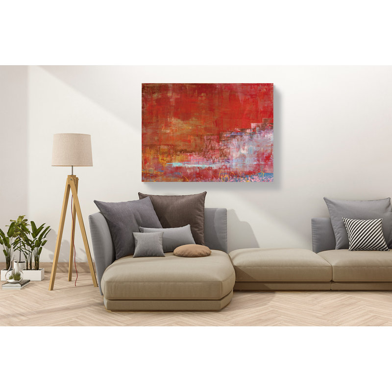 Red Sea Of Light by Italo Corrado - Wrapped Canvas Print, 60cm H x 80cm W x 4cm D