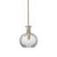 Mini-luminaire suspendu 1 lumière Portree Carafe