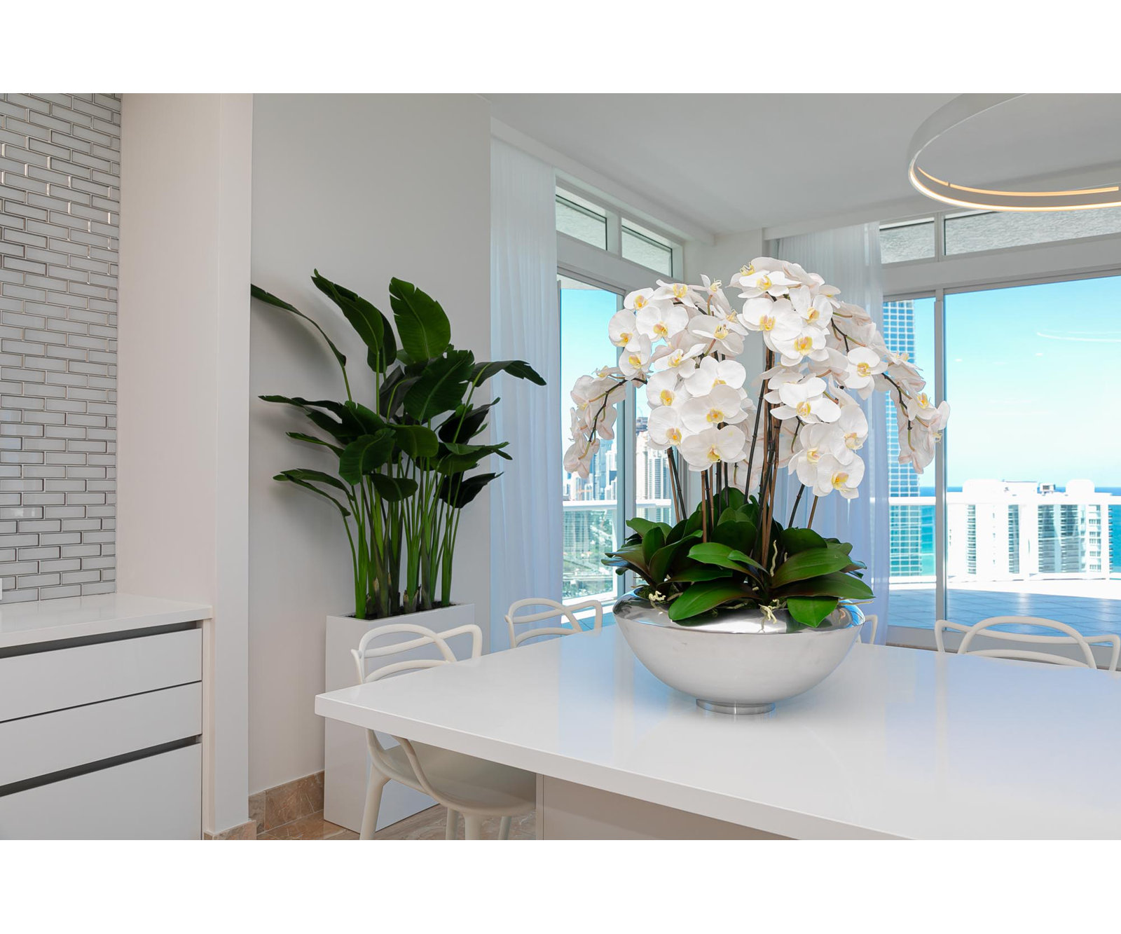Orchid Floral Arrangement, White