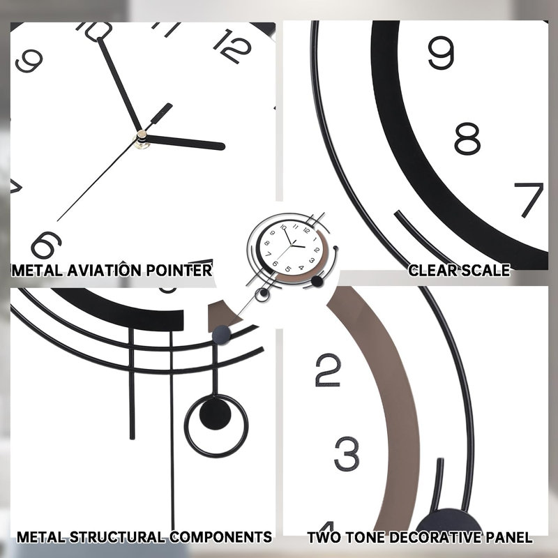 Wall Clock With Pendulum