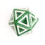Sculpture | Orbe décoratif en forme de losange | Figurines (vert)-1639664024