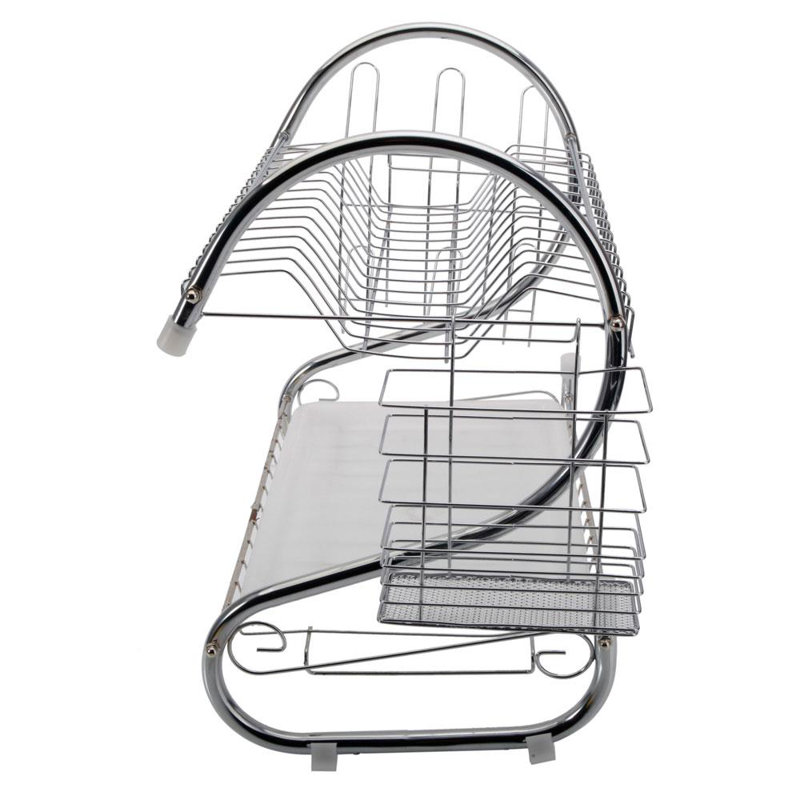 2 Tier Drying Disk Rack, 37cm H x 40cm W x 25cm D