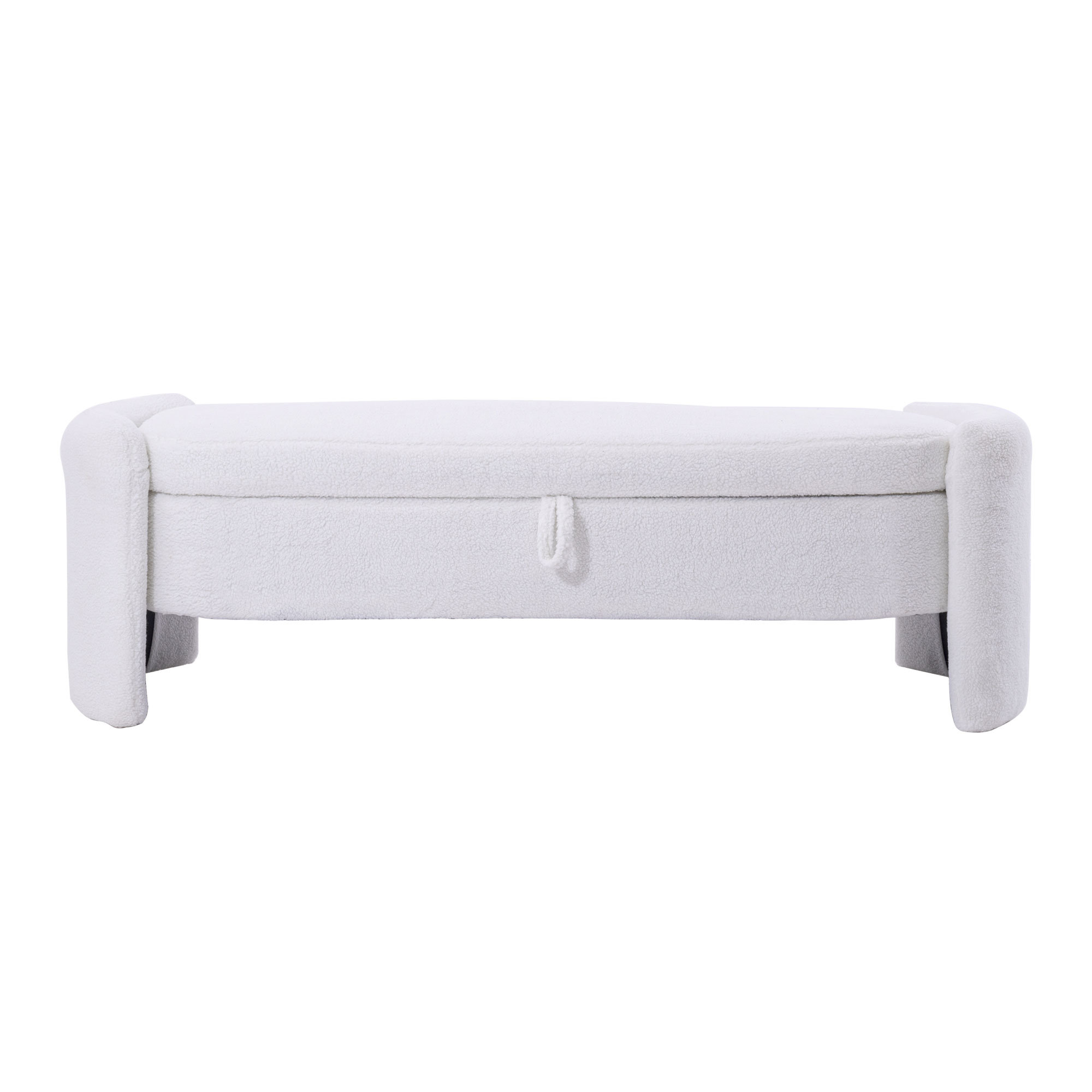 Brayden Studio® 100% Polyester Upholstered Storage Bench | Wayfair