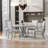 Bowlds Retro 5-piece Dining Set Extendable Round Table and 4 Chairs,Round Table Top with Leaf,dining table set,dining room set-388632241-388632243