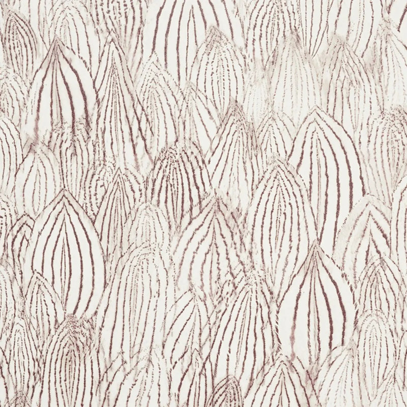 Feathers Wallpaper, Brown