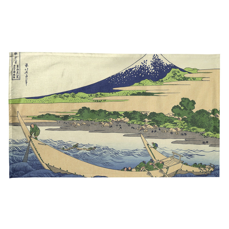 Hague Tea Towel Kitchen Towel, Green/Sand, Poly Twill