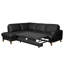Damar Leather Corner Sofa with Sleeping Function and Storage-1334077876-1334077874