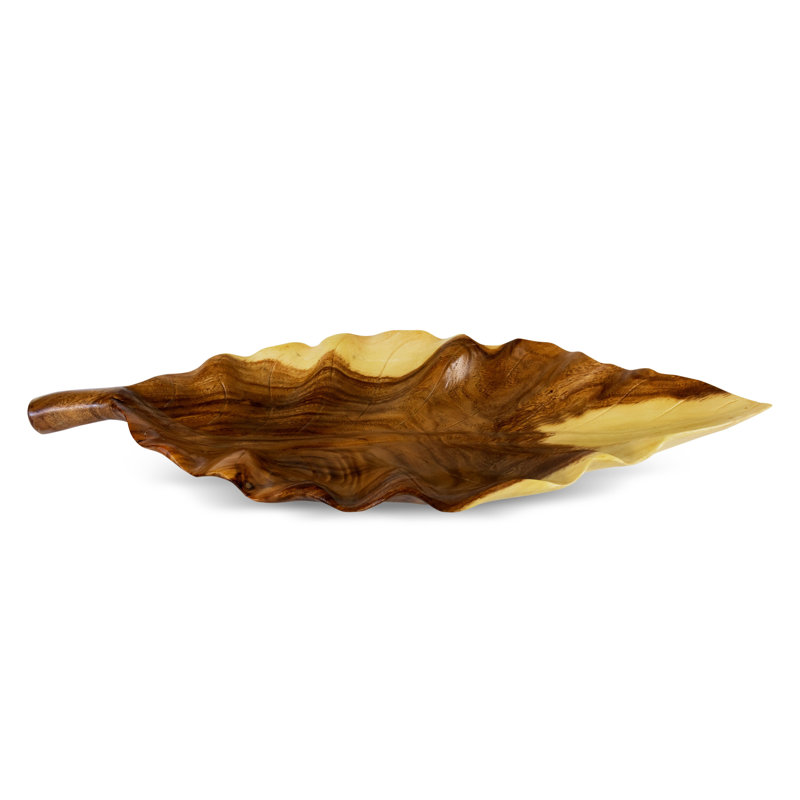 Loon Peak® Fleisig Wood Fruit Bowl