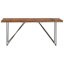 Ancheta Mango Rectangular Wood Top Dining Table-1576631949