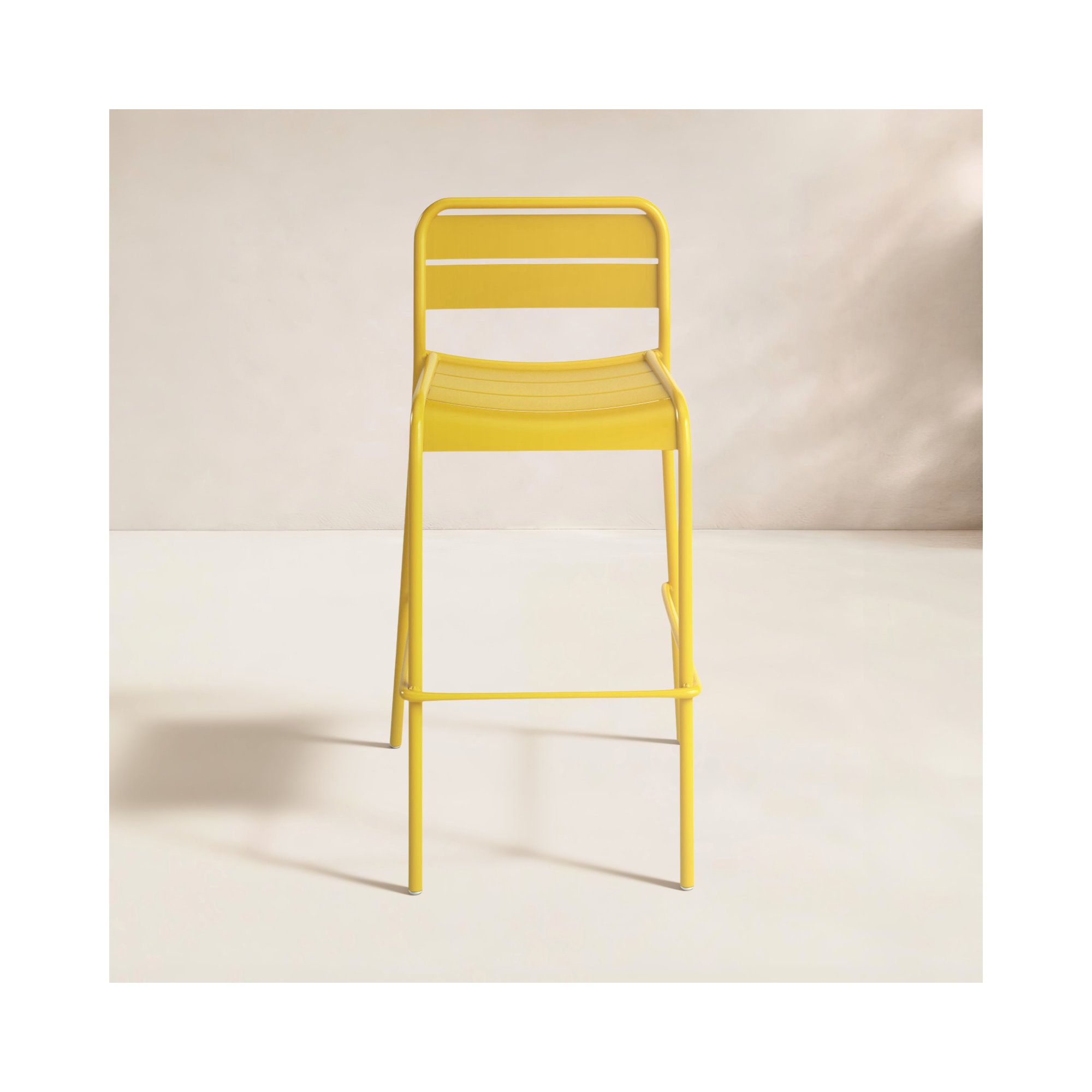 Kapri 41'' Outdoor Bar Stool, Saffron