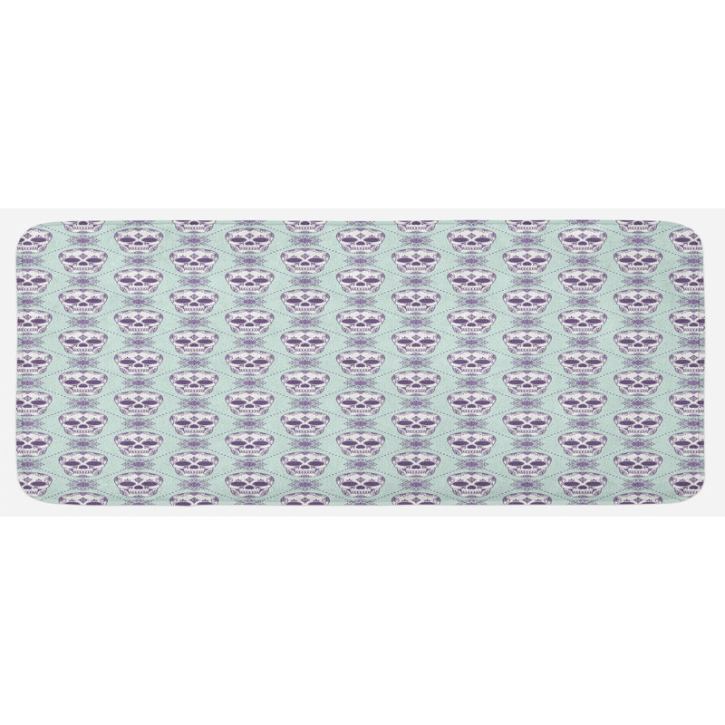 Eclectic Polyester Kitchen Mat
