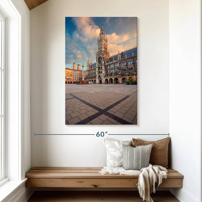Nicci Mary's Square Munich, 48" H x 32" W