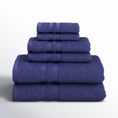 Amoy Soft 6 Piece 100% Cotton Towel Set