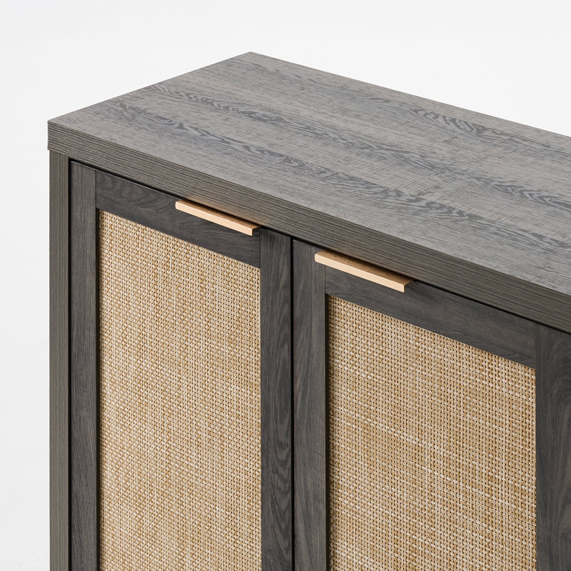 Arianna 94.5" Sideboard, Midnight Oak