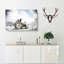 Sleeping Rhino In Abstract - Wrapped Canvas Print-55340030