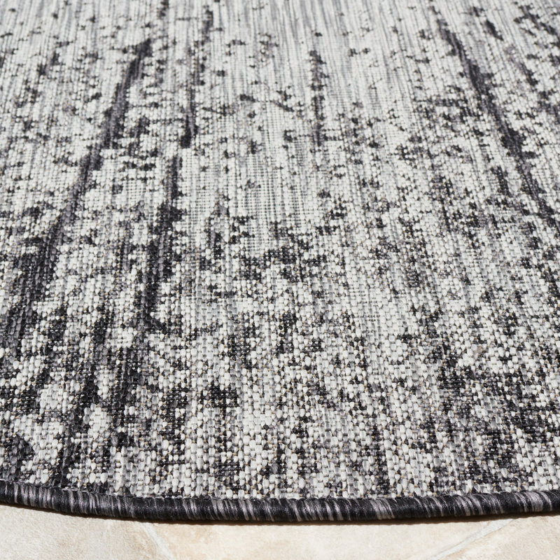 Tapis d'intérieur / extérieur Kenric Performance, Rond 6 pi 7 po