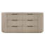 Commode 6 tiroirs avec miroir Ellerby