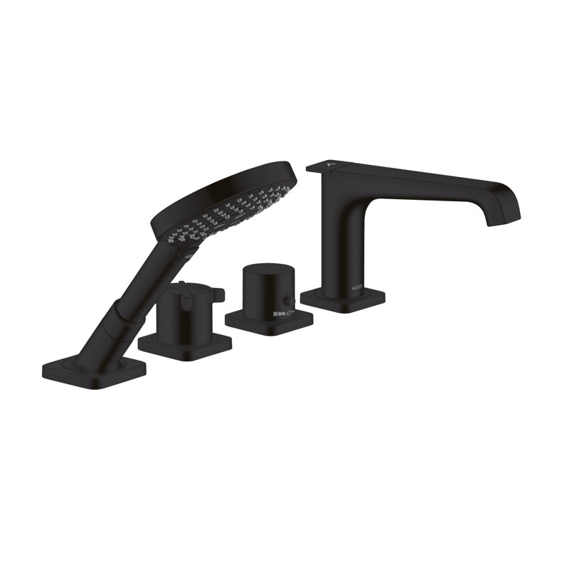 Citterio E Tub Filler, Matte Black