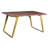 Brooklawn Solid Wood Top Metal Base Dining Table-2032854776-2032738187-2032738186