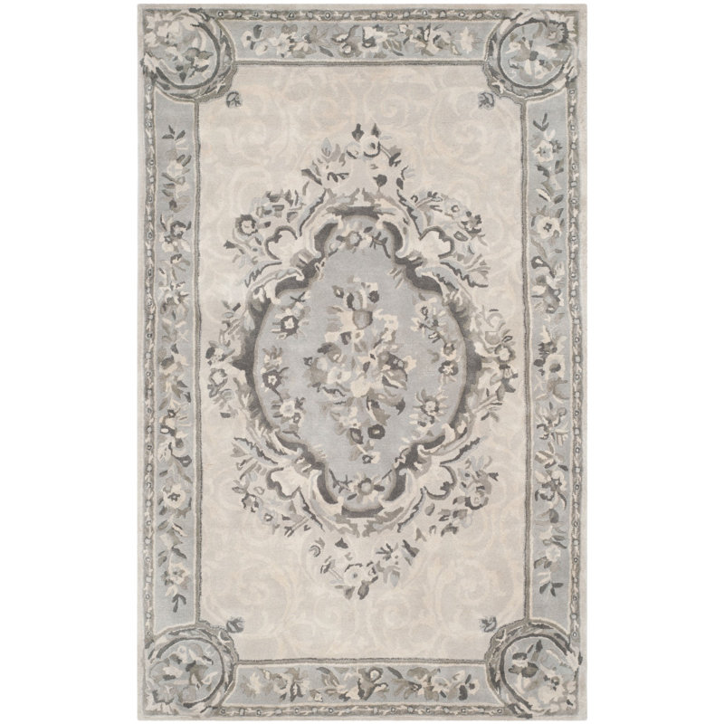 Tapis oriental en laine touffeté à la main Empire, Rectangle 2 pi 6 po x 4 pi
