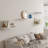  12 Inch Deep Floating Shelf, 48 x12 Inch Large Wall Mounted Shelf for Kitchen, Bathroom, Living Room, White (2 Pack)-676599100-676326580