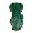 15-Inch Tall Marine Green Ceramic Vase with 3D Fish Detail – Nautical Inspired Table Vase