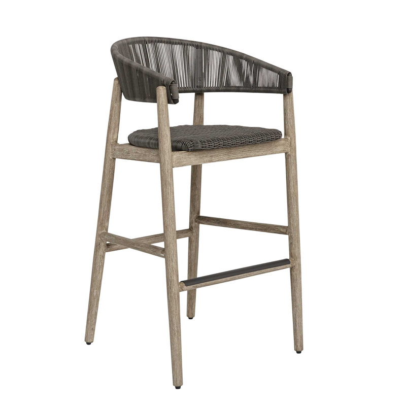 Tabouret de bar d'extérieur Aundrea, 30.5"