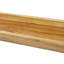 Plateau brun en bois de teck Aughalish