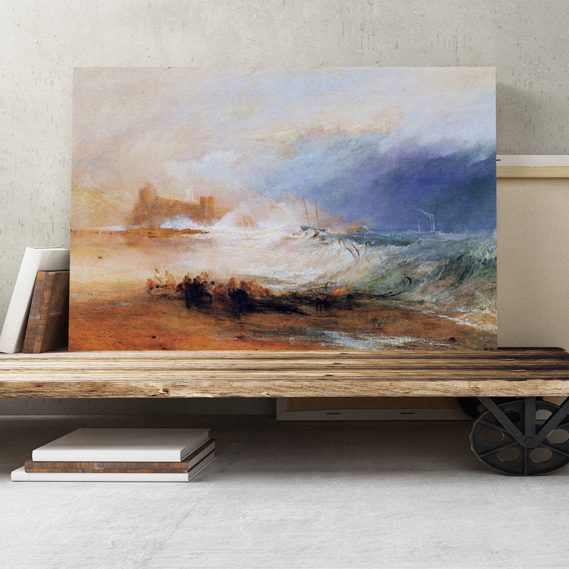 Northumberland with a Steamboat by J.M.W. Turner - Wrapped Canvas, 50cm H x 76cm W