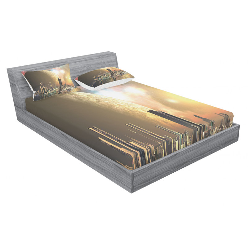 Microfiber Sheet Set, Full Sheet Set with Fitted Sheet