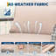 Assemblage simple - Livré avec des instructions claires et toute la quincaillerie; vous vous bercerez en un rien de temps. Chaise: 35 po x 22,4 po x 31,9 po, table: 19,7 po x 19,7 po x 20,5 po.-129546552