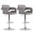 Swivel Upholstered Adjustable Height Counter Stool-766676961