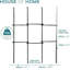 Telescopic Triple Wardrobe Organise Hanging Rail Clothes Rack Adjustable Storage-109233355