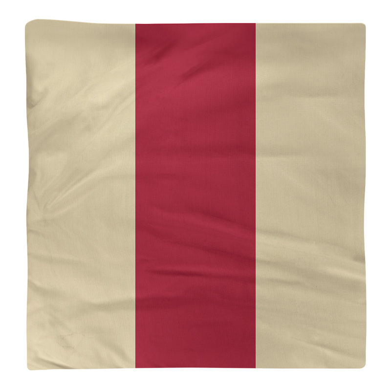 Serviette de coton 22 po arizona, Sable de Sonoran/rouge Sedona