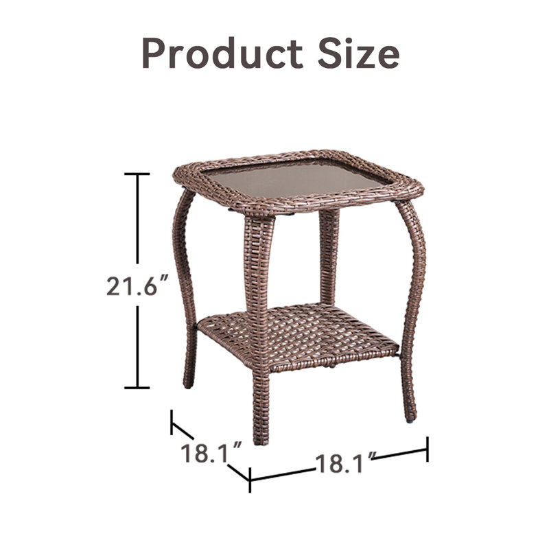 Table d'appoint d'extérieur