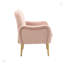 Chaise de salon avec pieds en métal