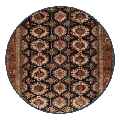 Tapis brun lavable à la machine