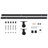 Vidaxl Sliding Door With Hardware Set Solid Wood Pine-112703650