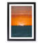 Sunrise Horizon in Abstract - Picture Frame Graphic Art Print-55727846-55727845