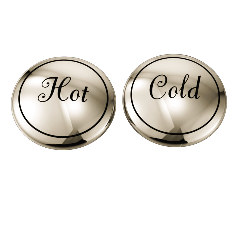 Weymouth Handle Cap Kit, Polished Nickel