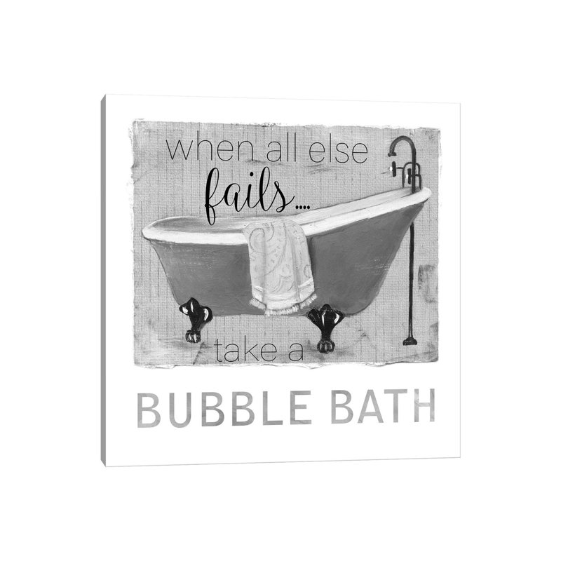 Neutral Bubble Bath by Carol Robinson - Print on Canvas, Wrapped Canvas, 66.04 cm H x 66.04 cm W x 1.91 cm D