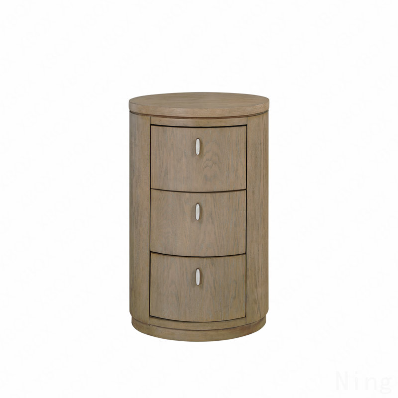 Oval Nightstand - Toffee