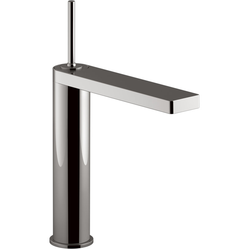 Composed Single Hole Faucet with Drain Assembly, Vibrant Titanium